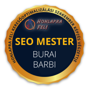 Burai Barbi - SEO mester pecsét